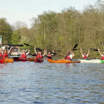 Guidad kajaktur i Göteborgs kanaler